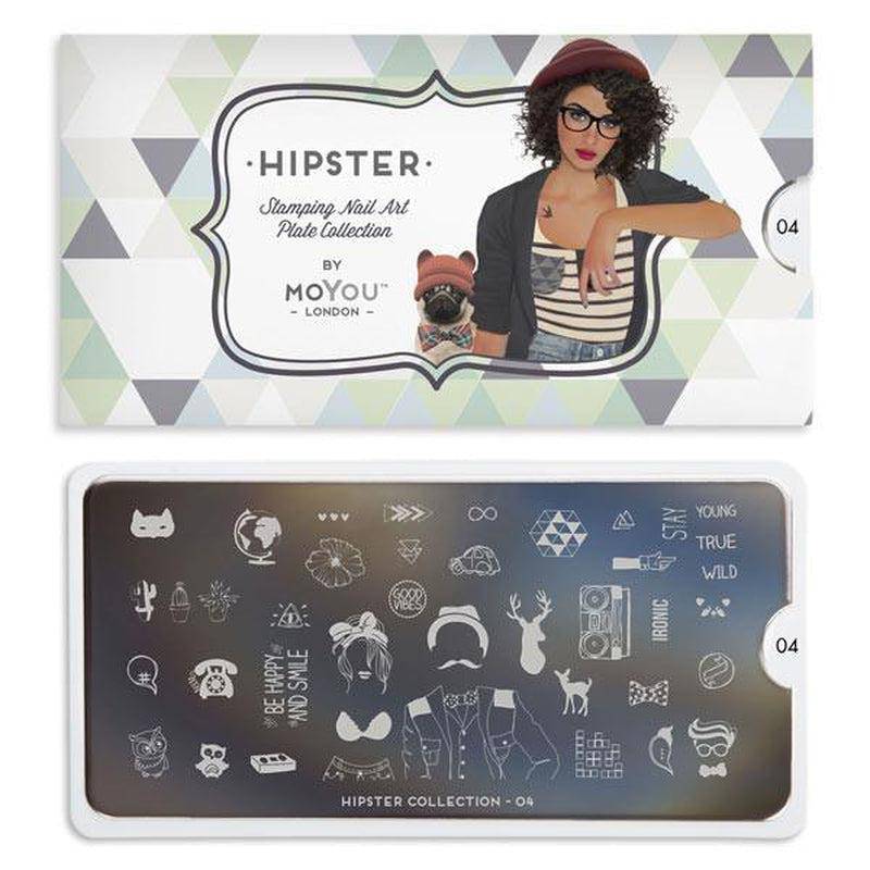Hipster 04 ✦ Nail Stamping Plate - MoYou London