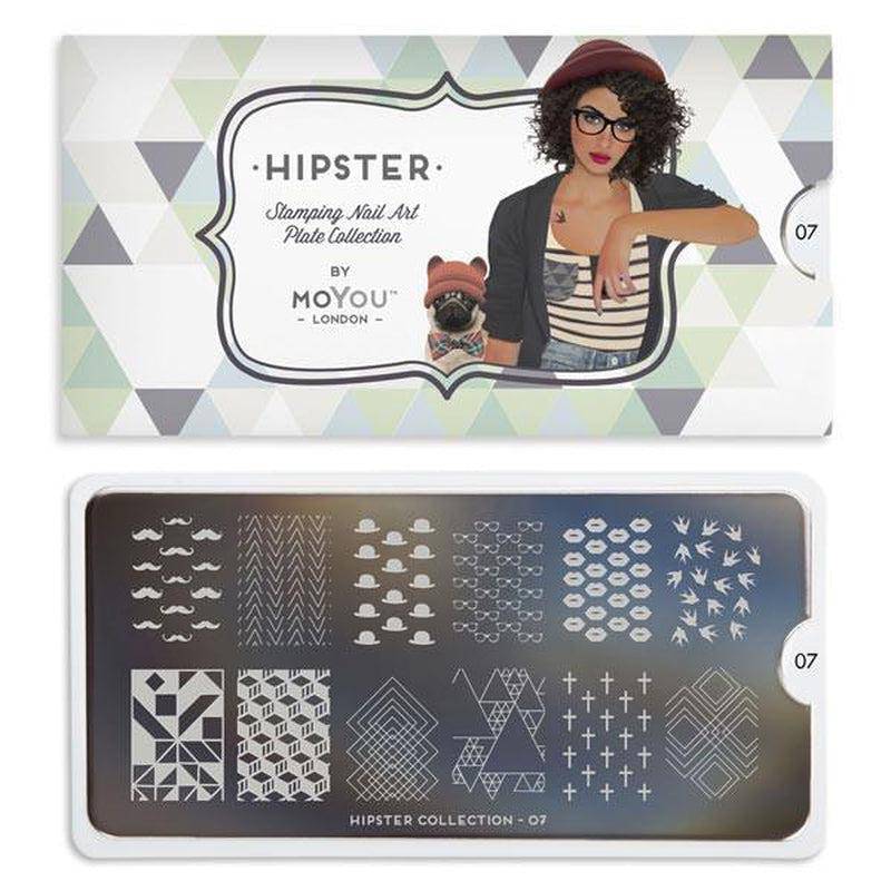 Hipster 07 ✦ Nail Stamping Plate - MoYou London