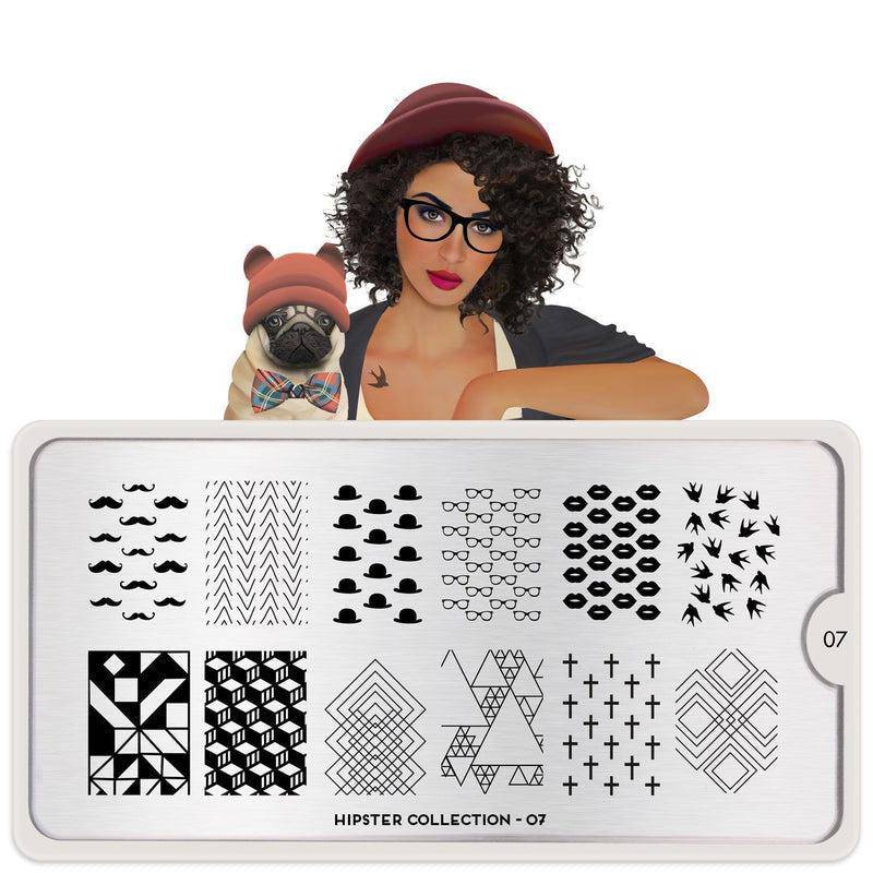 Hipster 07 ✦ Nail Stamping Plate - MoYou London