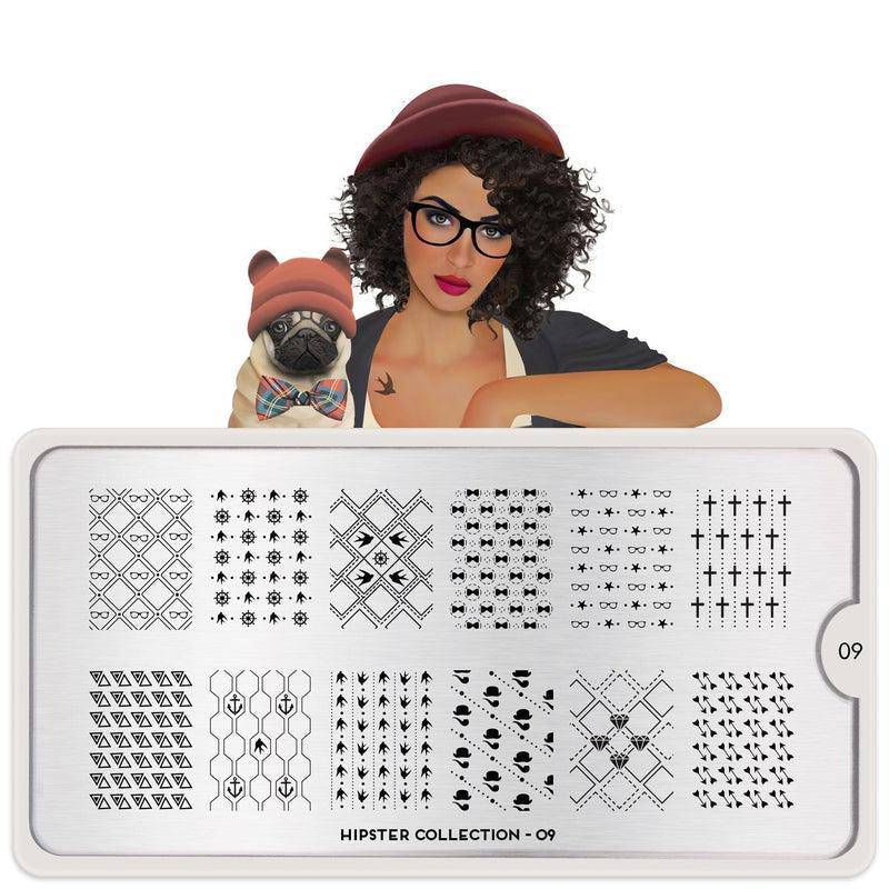 Hipster 09 ✦ Nail Stamping Plate - MoYou London