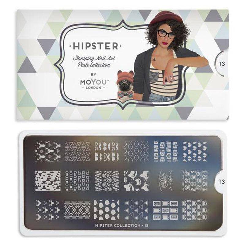 Hipster 13 ✦ Nail Stamping Plate - MoYou London