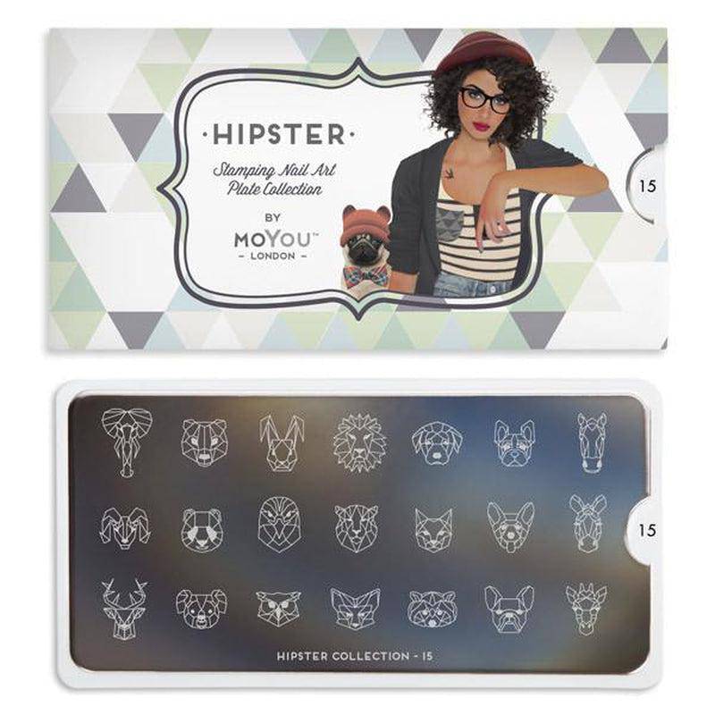 Hipster 15 ✦ Nail Stamping Plate - MoYou London