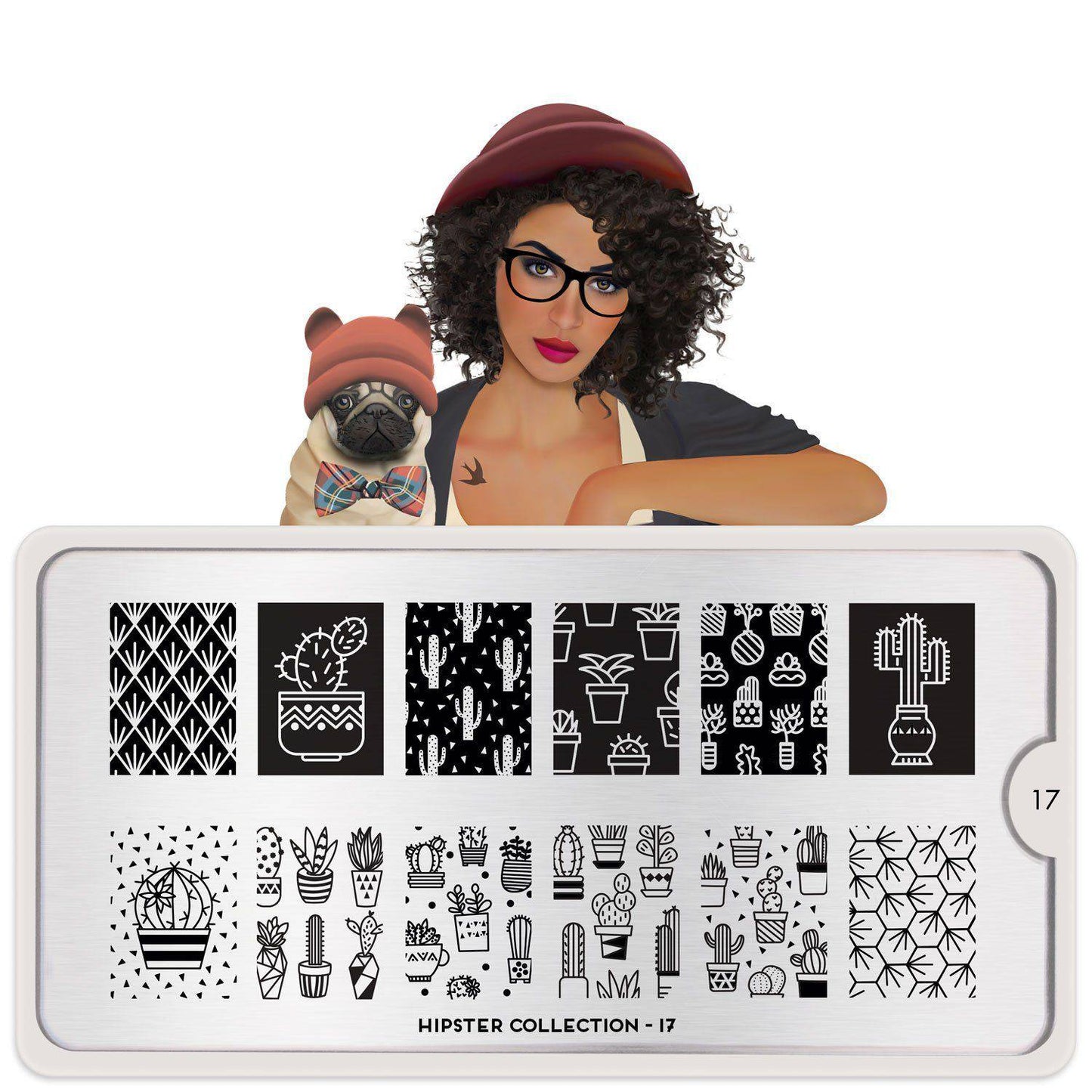 Hipster 17 ✦ Nail Stamping Plate - MoYou London