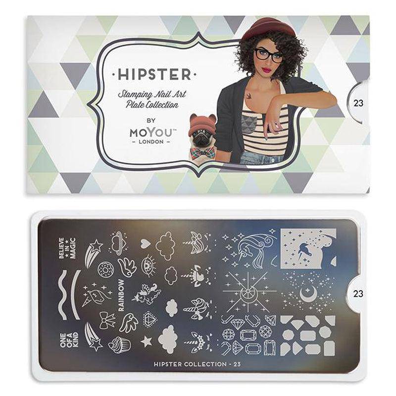 Hipster 23 ✦ Nail Stamping Plate - MoYou London