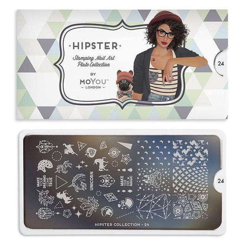 Hipster 24 ✦ Nail Stamping Plate - MoYou London