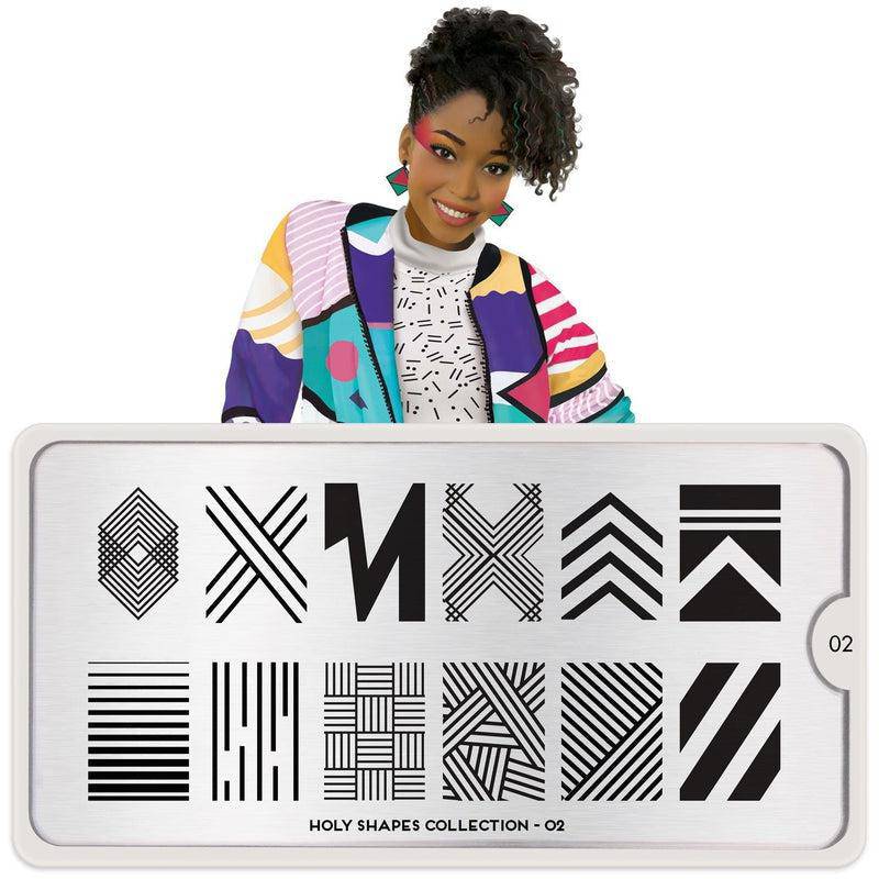 Holy Shapes 02 ✦ Nail Stamping Plates - MoYou London