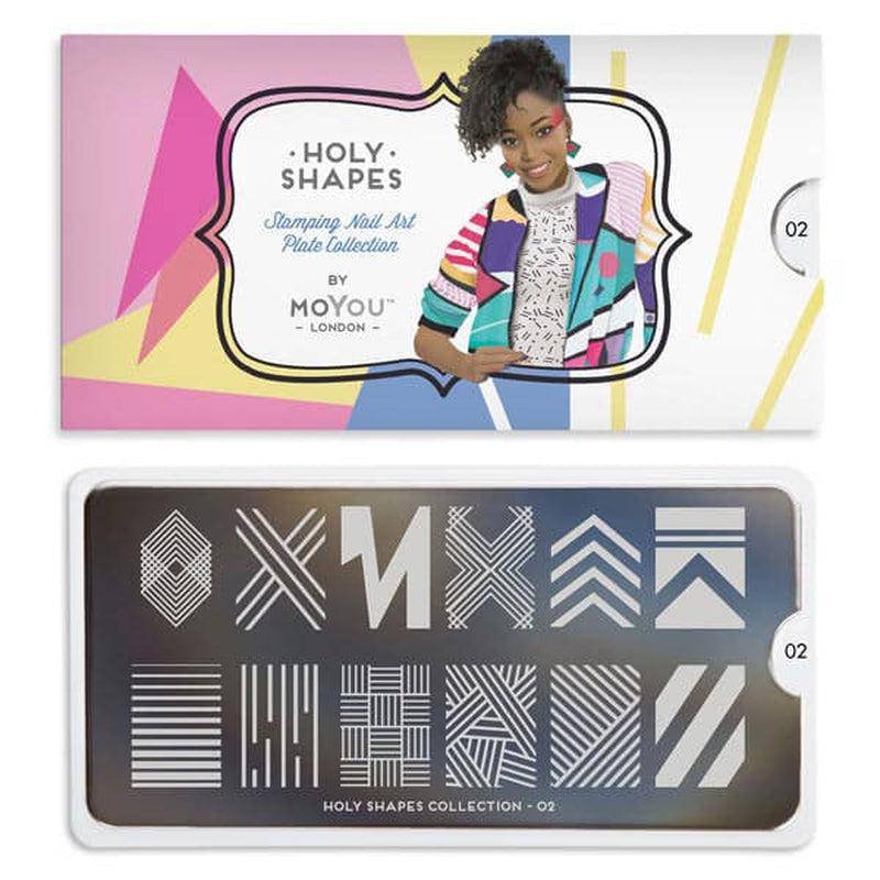 Holy Shapes 02 ✦ Nail Stamping Plates - MoYou London