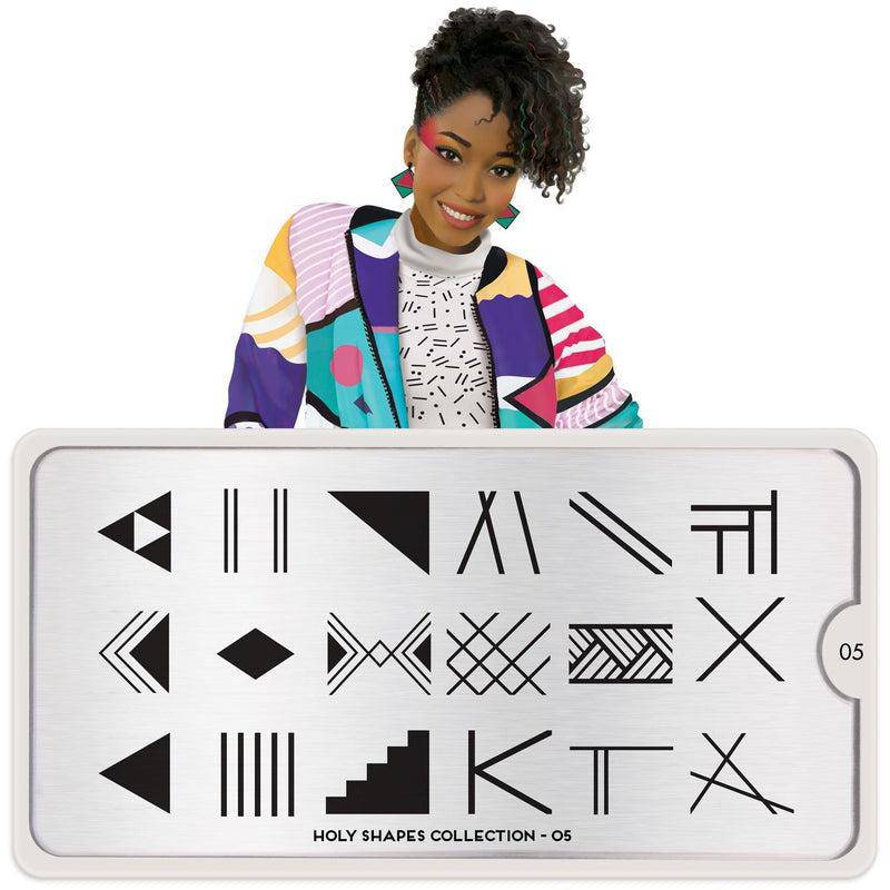 Holy Shapes 05 ✦ Nail Stamping Plates - MoYou London