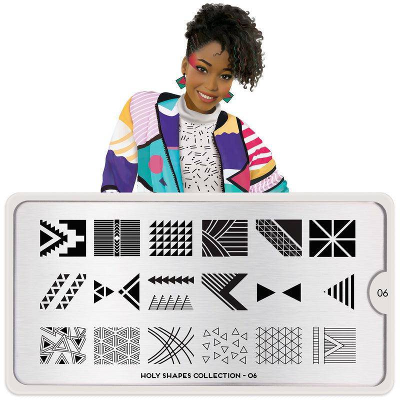 Holy Shapes 06 ✦ Nail Stamping Plates - MoYou London