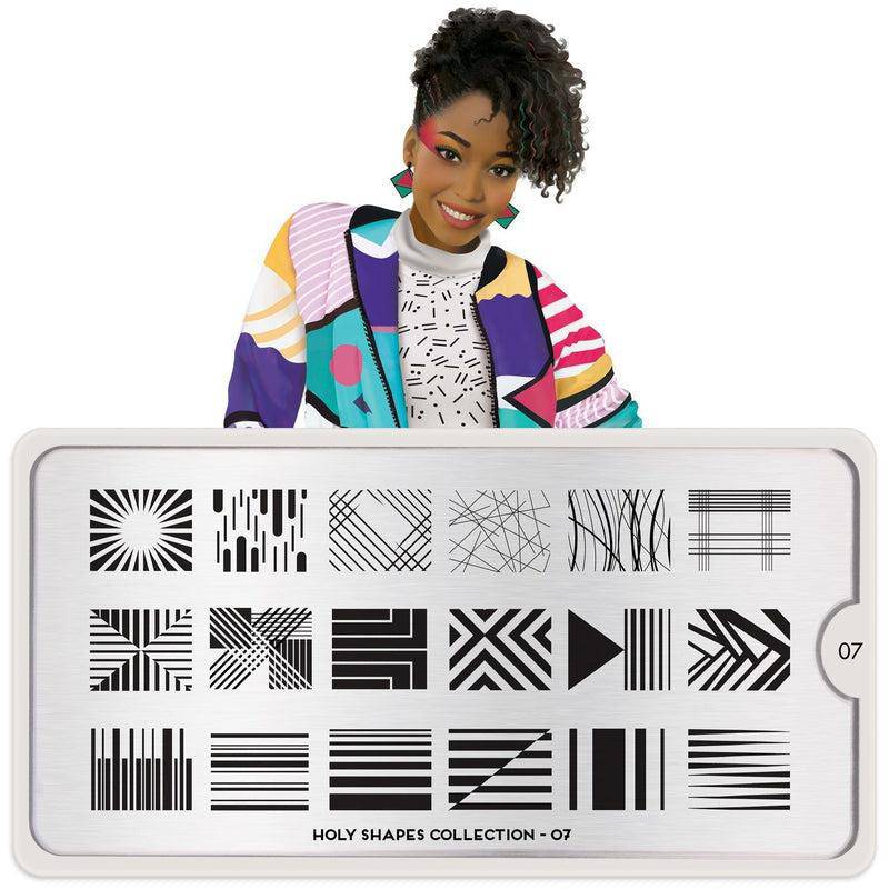 Holy Shapes 07 ✦ Nail Stamping Plates - MoYou London
