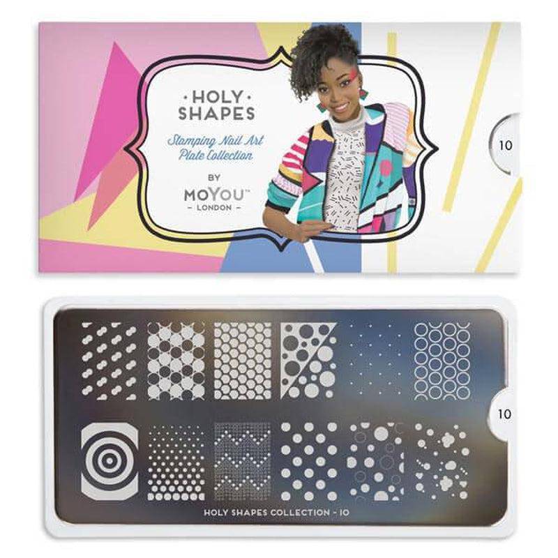 Holy Shapes 10 ✦ Nail Stamping Plates - MoYou London