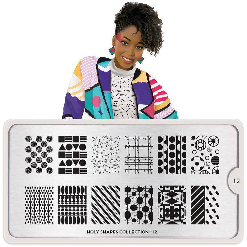 Holy Shapes 12 ✦ Nail Stamping Plates - MoYou London