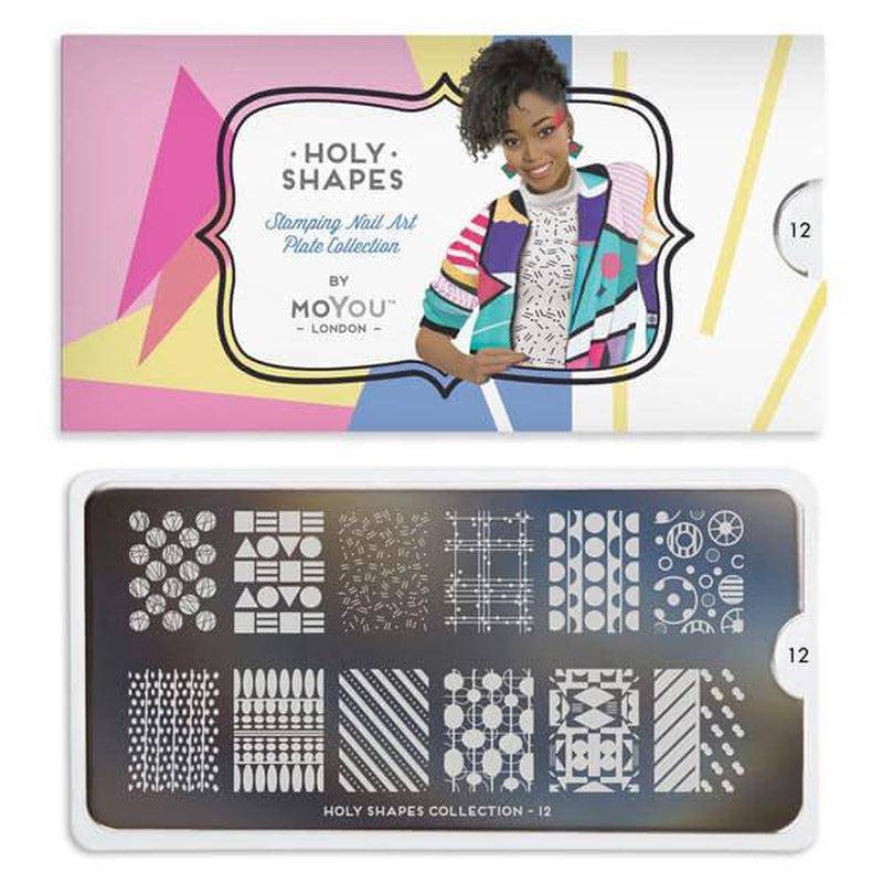 Holy Shapes 12 ✦ Nail Stamping Plates - MoYou London