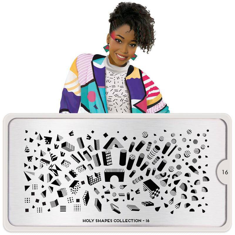 Holy Shapes 16 ✦ Nail Stamping Plates - MoYou London