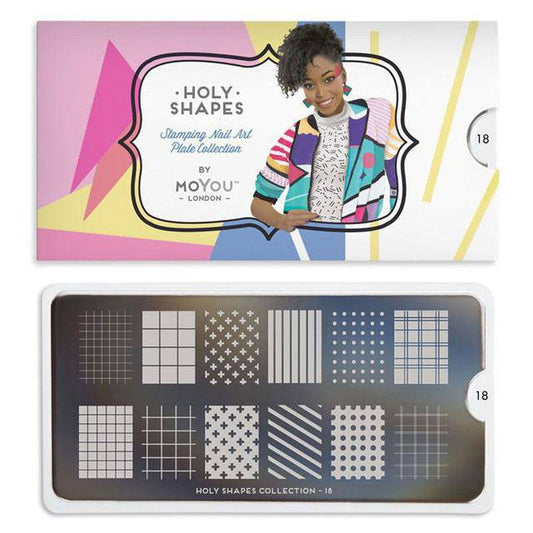 Holy Shapes 18 ✦ Nail Stamping Plates - MoYou London