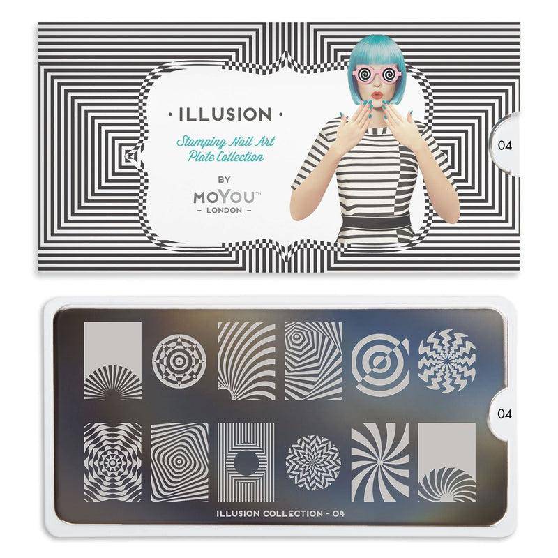 Illusion 04 ✦ Nail Stamping Plate - MoYou London