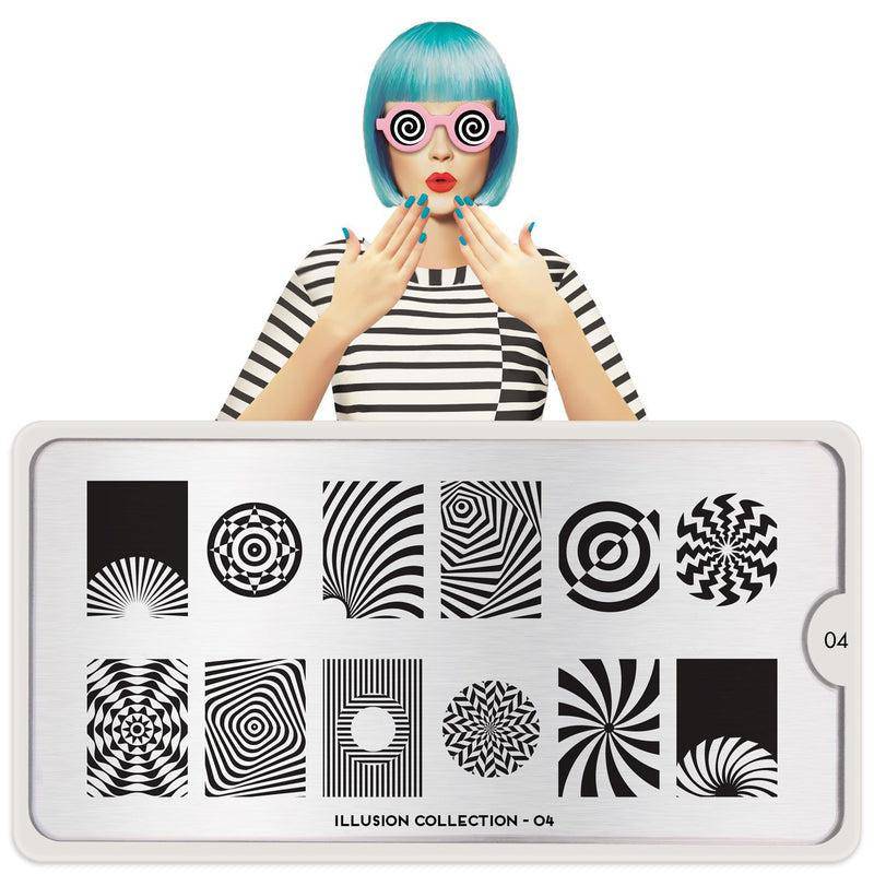 Illusion 04 ✦ Nail Stamping Plate - MoYou London