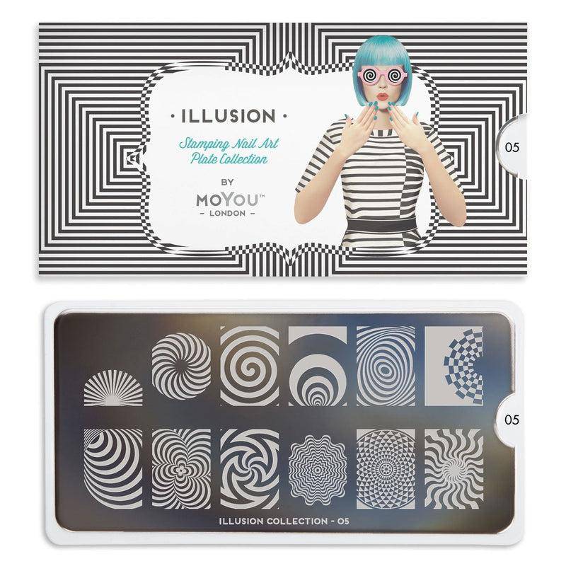 Illusion 05 ✦ Nail Stamping Plate - MoYou London