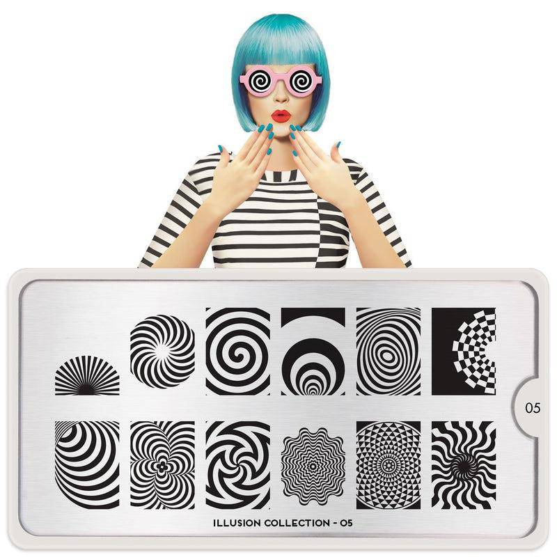 Illusion 05 ✦ Nail Stamping Plate - MoYou London