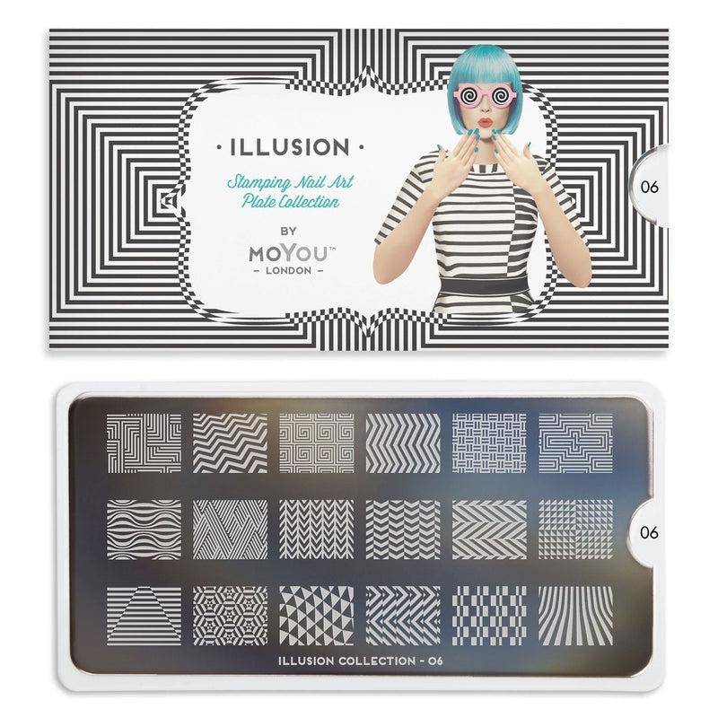 Illusion 06 ✦ Nail Stamping Plate - MoYou London