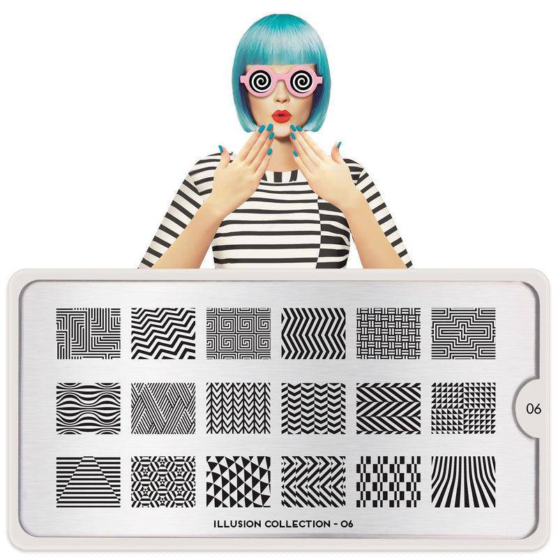 Illusion 06 ✦ Nail Stamping Plate - MoYou London