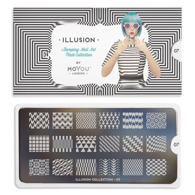 Illusion 07 ✦ Nail Stamping Plate - MoYou London