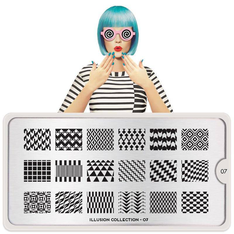 Illusion 07 ✦ Nail Stamping Plate - MoYou London