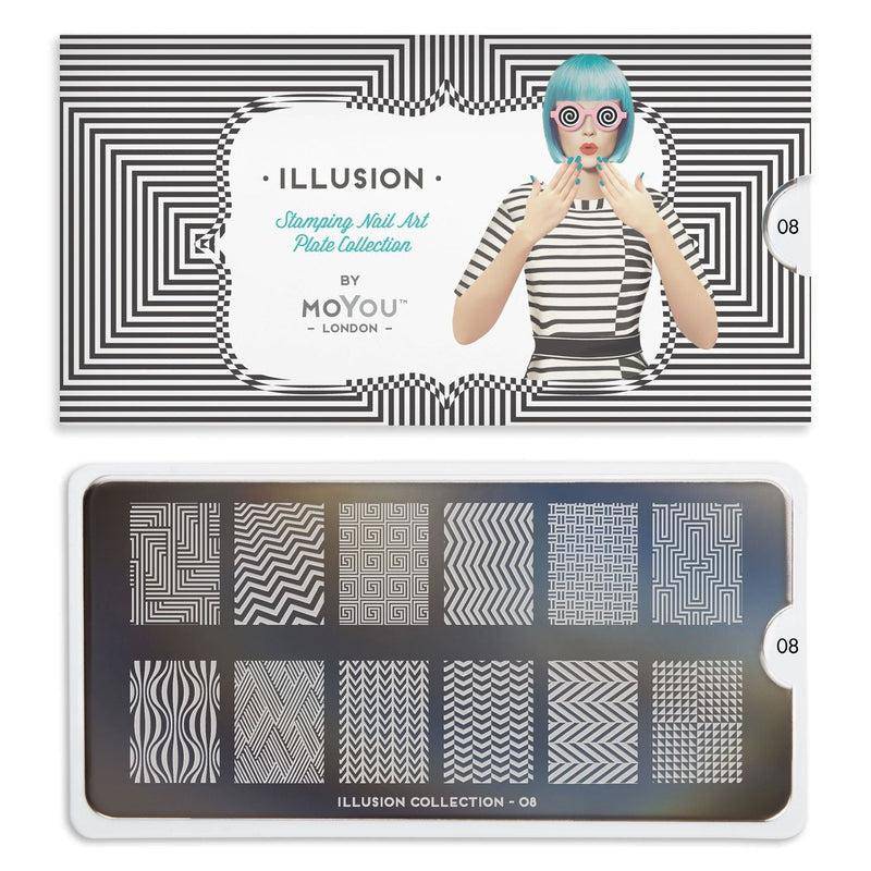 Illusion 08 ✦ Nail Stamping Plate - MoYou London