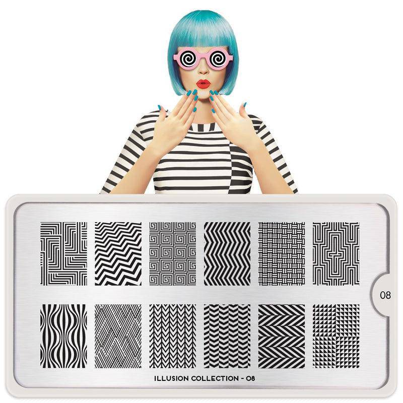 Illusion 08 ✦ Nail Stamping Plate - MoYou London