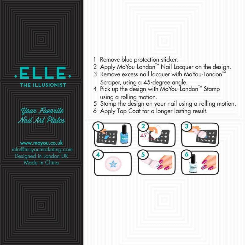 Illusion 09 ✦ Nail Stamping Plate - MoYou London