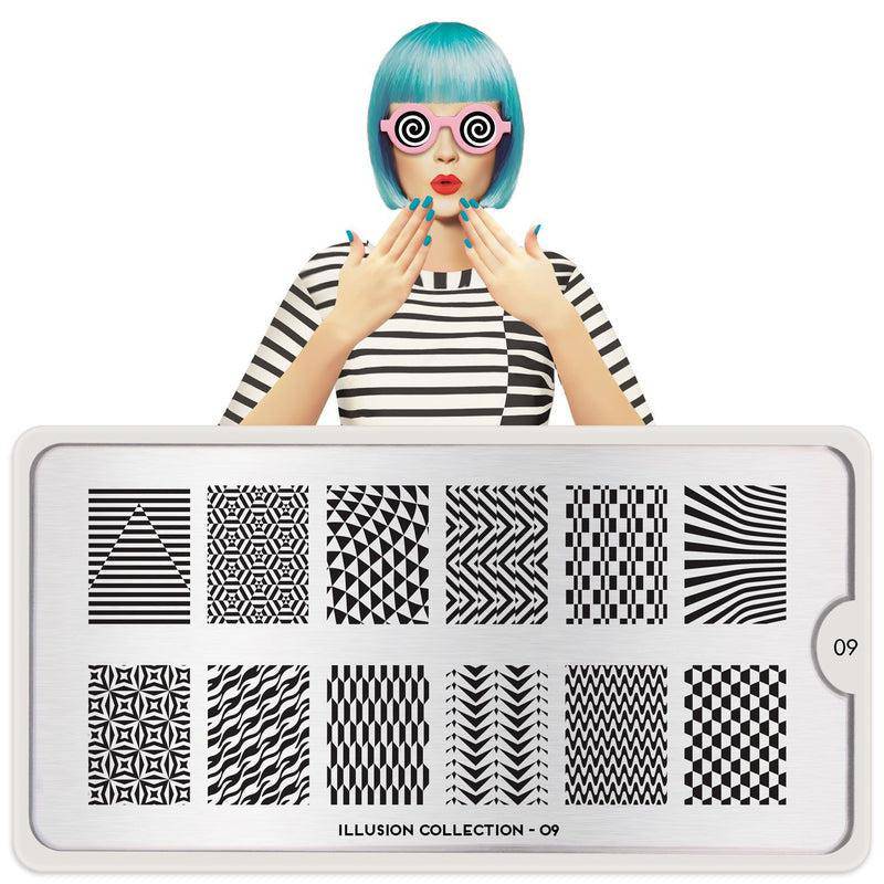 Illusion 09 ✦ Nail Stamping Plate - MoYou London