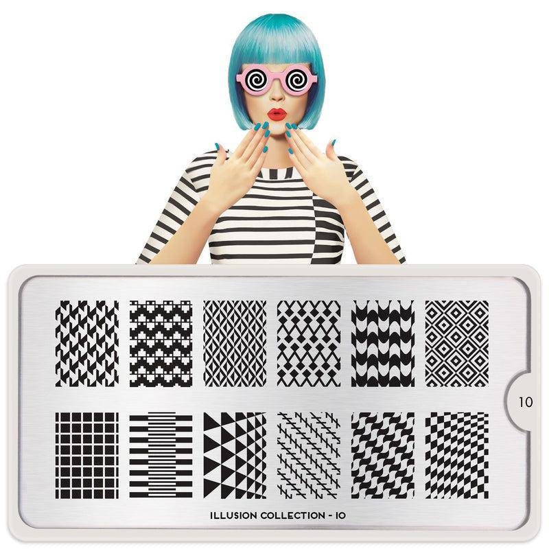 Illusion 10 ✦ Nail Stamping Plate - MoYou London