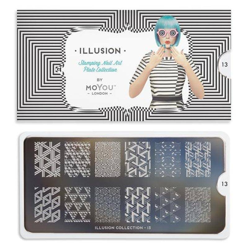 Illusion 13 ✦ Nail Stamping Plate - MoYou London
