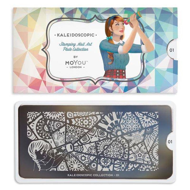 Kaleidoscope 01 ✦ Nail Stamping Plate - MoYou London