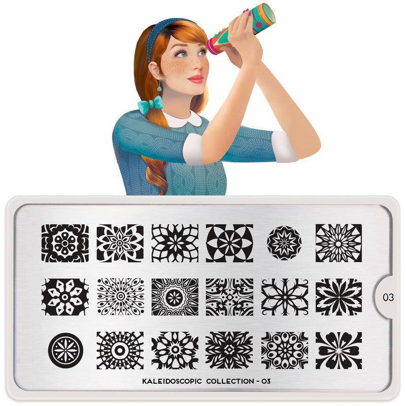 Kaleidoscope 03 ✦ Nail Stamping Plate - MoYou London