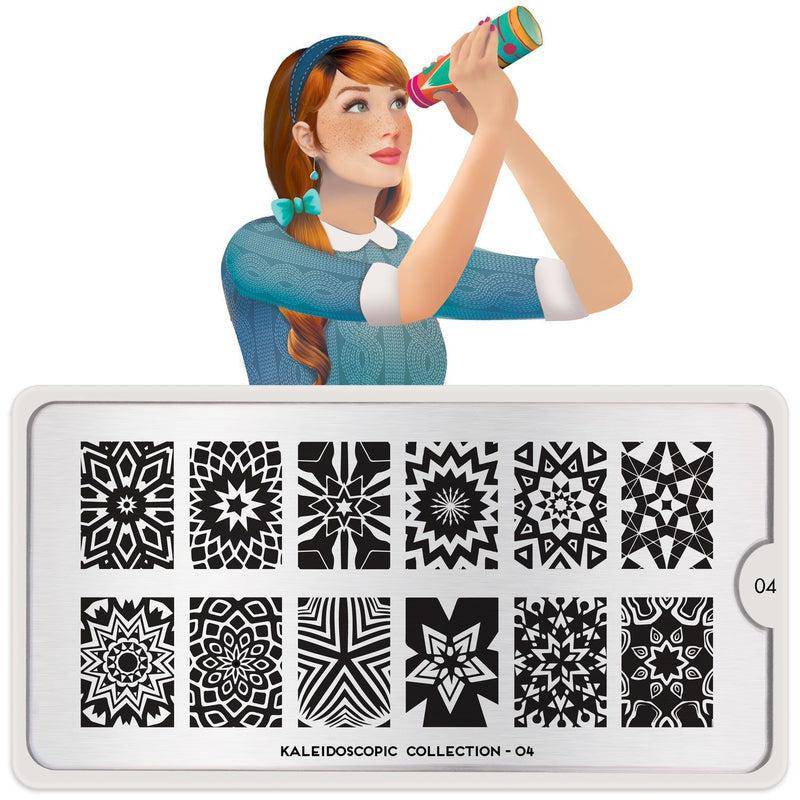 Kaleidoscope 04 ✦ Nail Stamping Plate - MoYou London