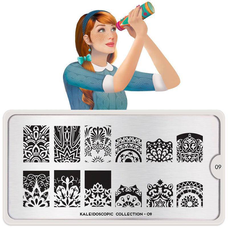 Kaleidoscope 09 ✦ Nail Stamping Plate - MoYou London