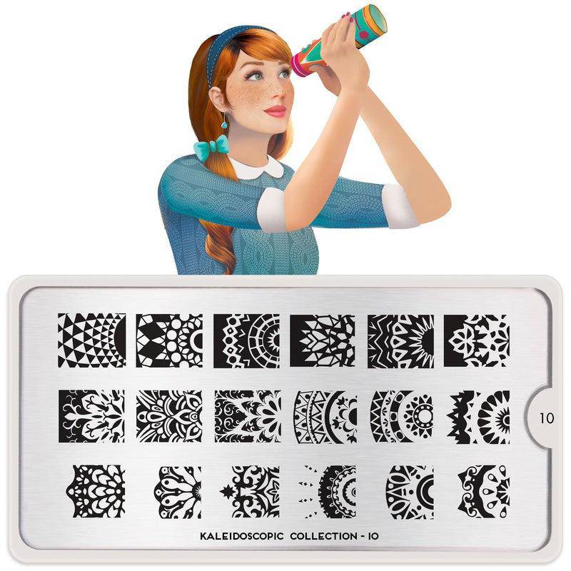 Kaleidoscope 10 ✦ Nail Stamping Plate - MoYou London