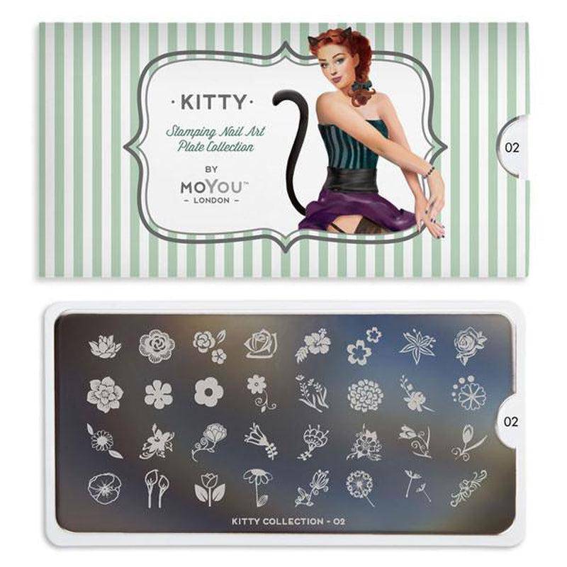 Kitty 02 ✦ Nail Stamping Plate - MoYou London