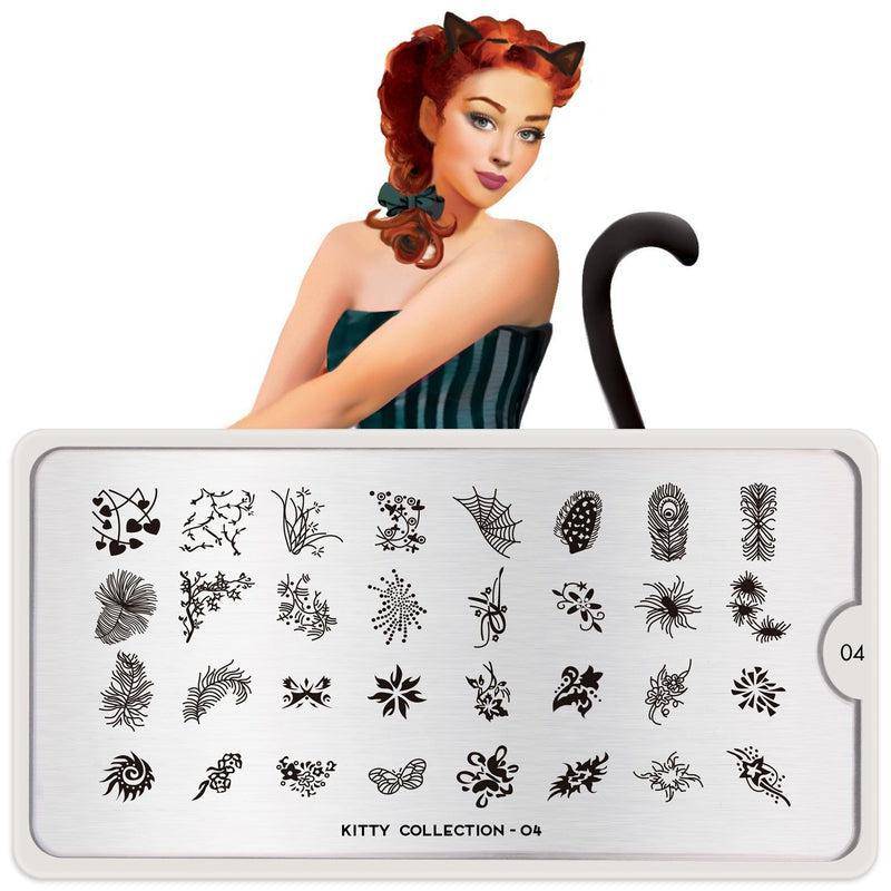 Kitty 04 ✦ Nail Stamping Plate - MoYou London