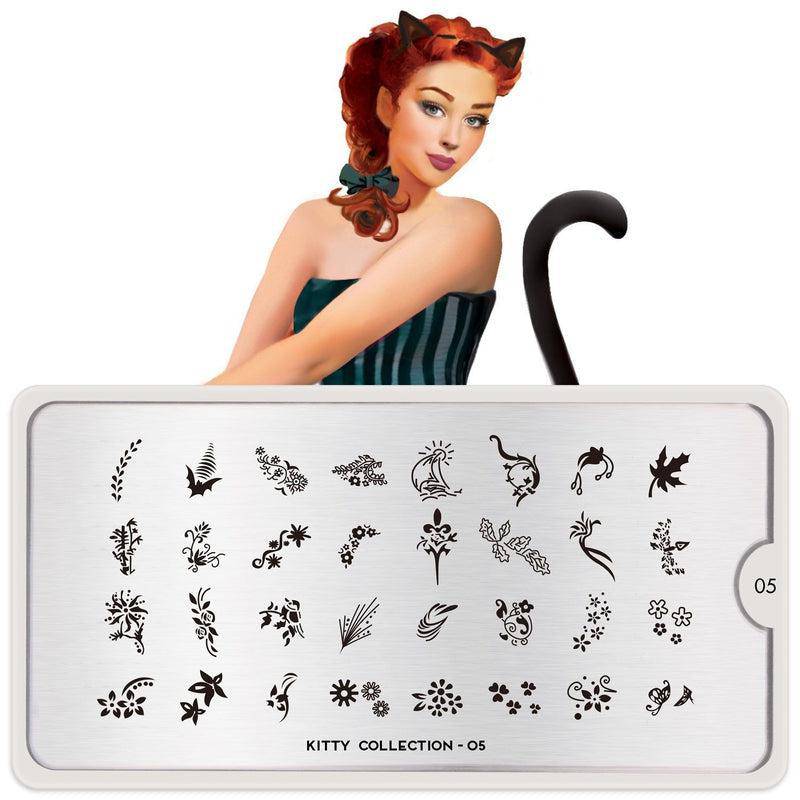 Kitty 05 ✦ Nail Stamping Plate - MoYou London