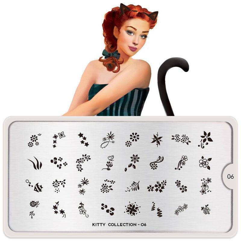 Kitty 06 ✦ Nail Stamping Plate - MoYou London