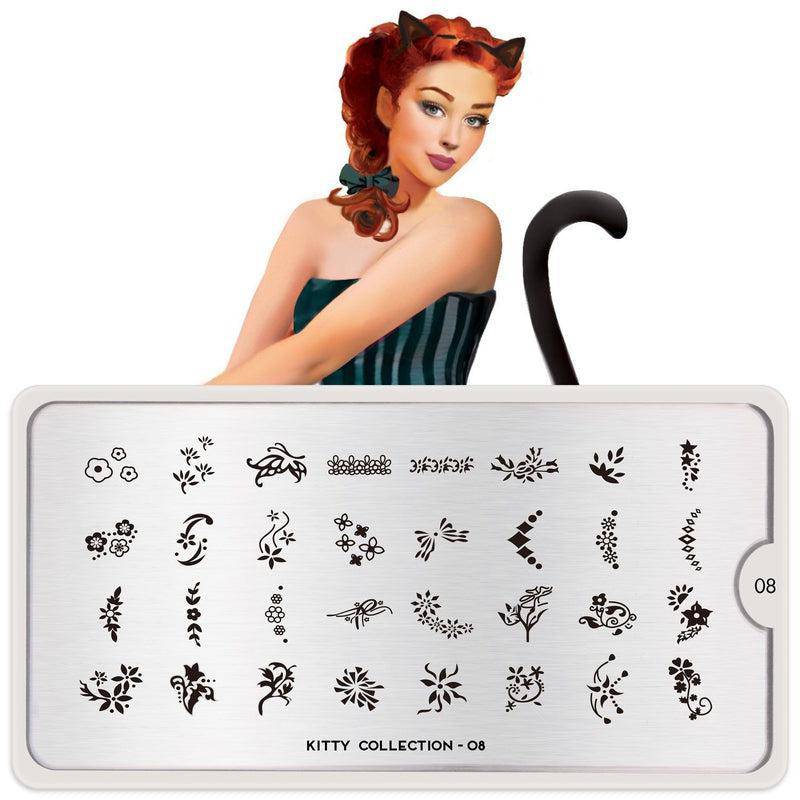 Kitty 08 ✦ Nail Stamping Plate - MoYou London