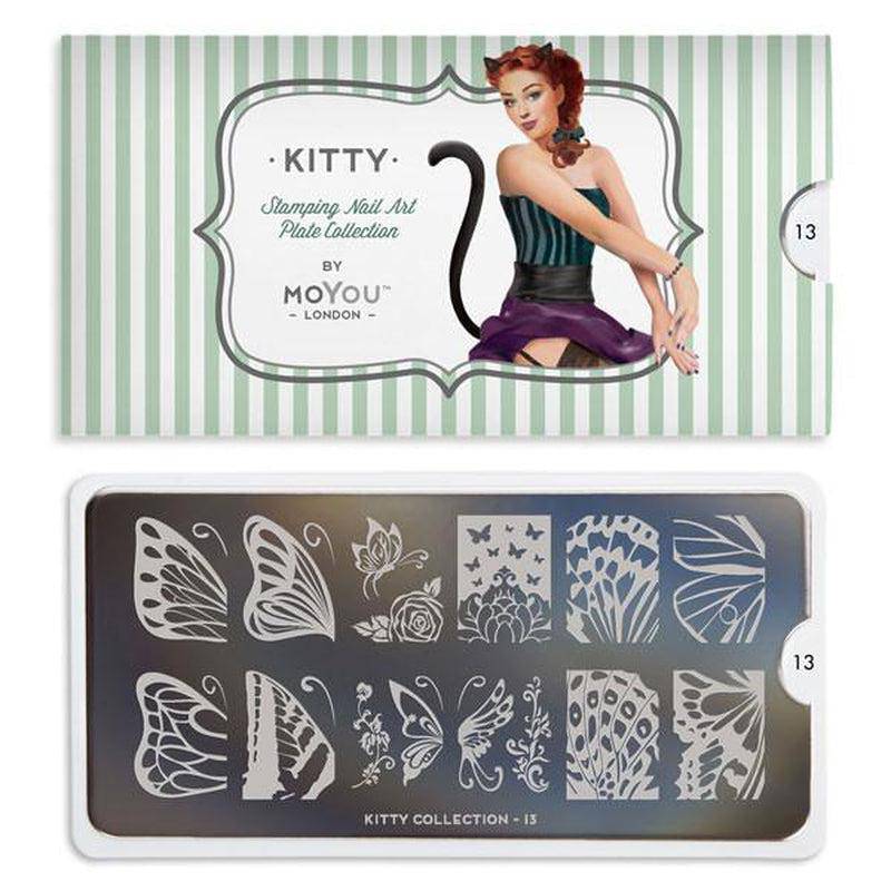 Kitty 13 ✦ Nail Stamping Plate - MoYou London
