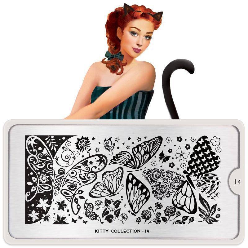 Kitty 14 ✦ Nail Stamping Plate - MoYou London