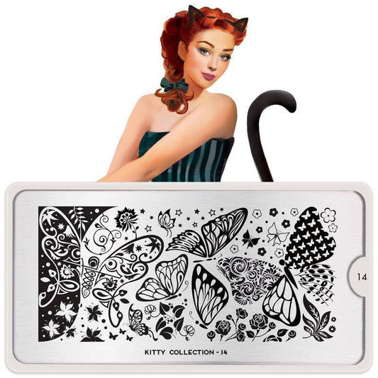 Kitty 14 ✦ Nail Stamping Plate - MoYou London