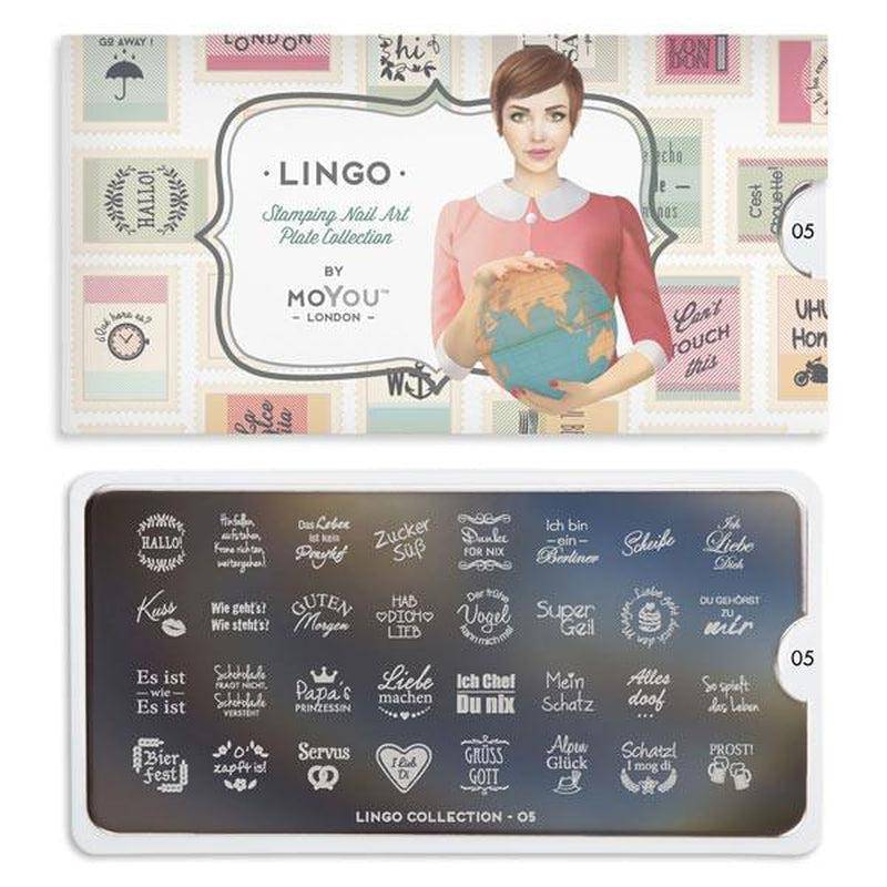 Lingo 05 ✦ Nail Stamping Plate - MoYou London