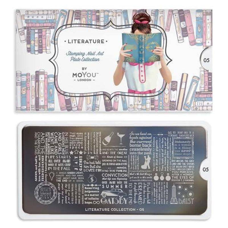 Literature 05 ⦠Nail Stamping Plate - MoYou London