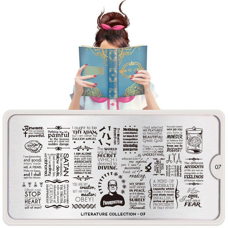 Literature 07 ⦠Nail Stamping Plate - MoYou London
