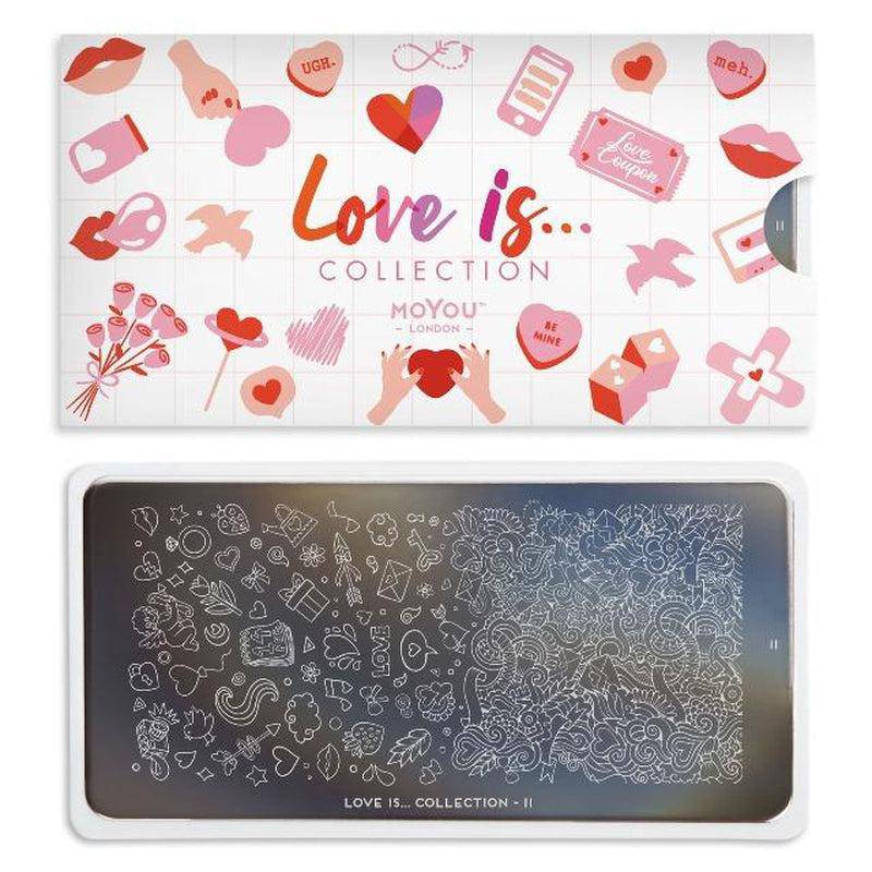 Love is... 11 ✦ Nail Stamping Plate - MoYou London